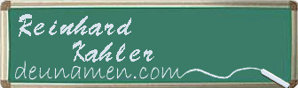 Reinhard Kahler Visitenkarte
